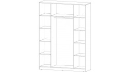 Шкаф 4-х створчатый Элегант, Графит