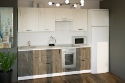 Кухонный гарнитур Сиена компакт, 220 см 