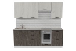Кухонный гарнитур Сиена компакт, 220 см 