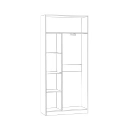 Шкаф для одежды Ливерпуль